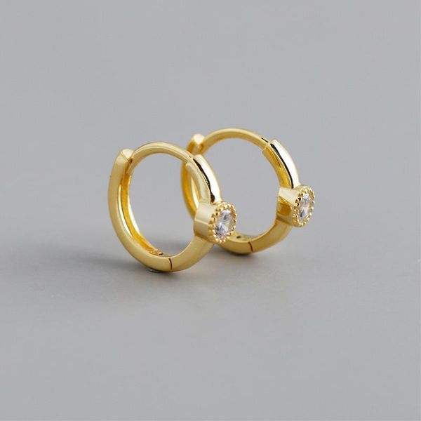 925 sterling silver earrings hoops gold simple circle cubic zircon earrings for women trendy jewelry gift girl ear accessories, Golden;silver
925 sterling silver earrings hoops gold simple circle cubic zircon earrings for women trendy jewelry gift girl ear accessories, Golden;silver