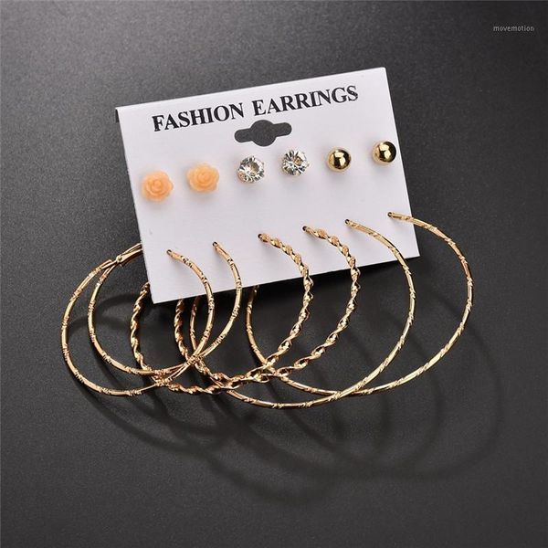 2021 trendy 1set 6 pairs exaggerated earring alloy earrings for women jewelry dropshipping1, Golden
2021 trendy 1set 6 pairs exaggerated earring alloy earrings for women jewelry dropshipping1, Golden