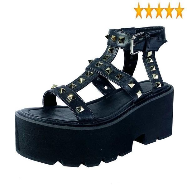 women rivets open toe platform 8 cm high heel summer shoes rome style ankle strap narrow band black wedges sandals1
women rivets open toe platform 8 cm high heel summer shoes rome style ankle strap narrow band black wedges sandals1