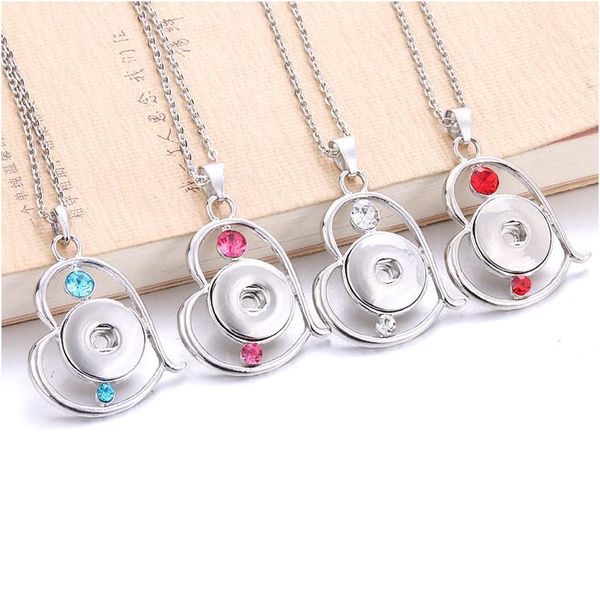 new heart snaps jewelry metal rhinestone snap button necklaces 18mm 20mm snap pendant necklace for women girls diy bbyvpu, Silver
new heart snaps jewelry metal rhinestone snap button necklaces 18mm 20mm snap pendant necklace for women girls diy bbyvpu, Silver