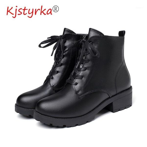 new women genuine leather boots winter couple ankle boots casual lace up ladies fashion shoes black botas mujer1
new women genuine leather boots winter couple ankle boots casual lace up ladies fashion shoes black botas mujer1