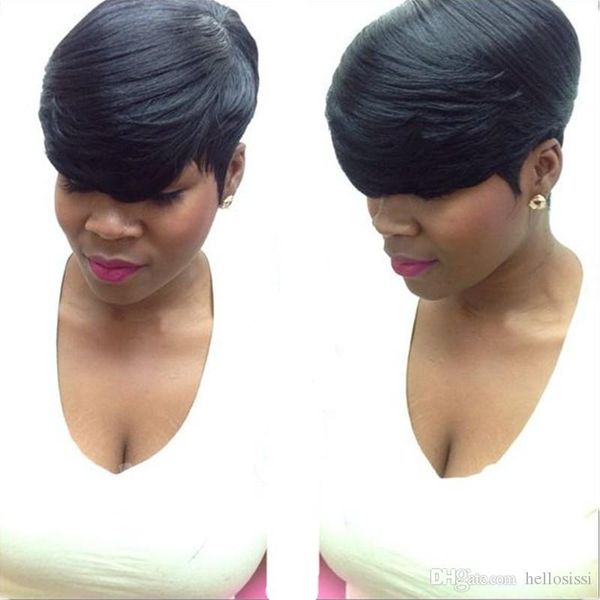 machine made human hair wigs 4-6 inches straqight none lace wigs brazilian virgin hair pixie cut short wigs, Black;brown
machine made human hair wigs 4-6 inches straqight none lace wigs brazilian virgin hair pixie cut short wigs, Black;brown