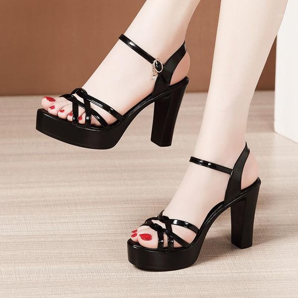 plus size 32-43 block heel platform sandals 2021 summer high heels sandals ladies elegant office shoes white wedding shoes1, Black
plus size 32-43 block heel platform sandals 2021 summer high heels sandals ladies elegant office shoes white wedding shoes1, Black