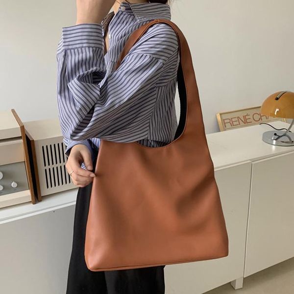 totes vintage women shoulder bags soft pu leather female handbag large capacity 2021 winter ladies big bolsa feminina brown
totes vintage women shoulder bags soft pu leather female handbag large capacity 2021 winter ladies big bolsa feminina brown