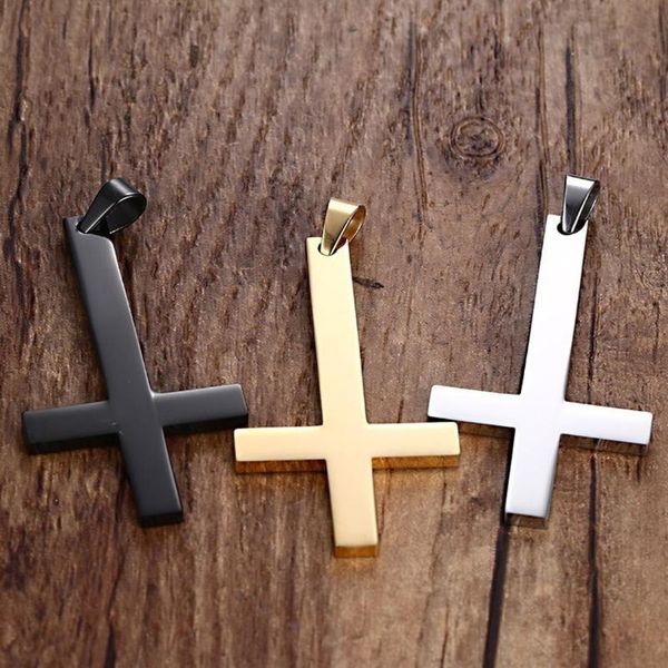 chains vintage men women gold/black tone 316l stainless steel cross pendant necklace with box chain 3mm*23.6inch, Silver
chains vintage men women gold/black tone 316l stainless steel cross pendant necklace with box chain 3mm*23.6inch, Silver
