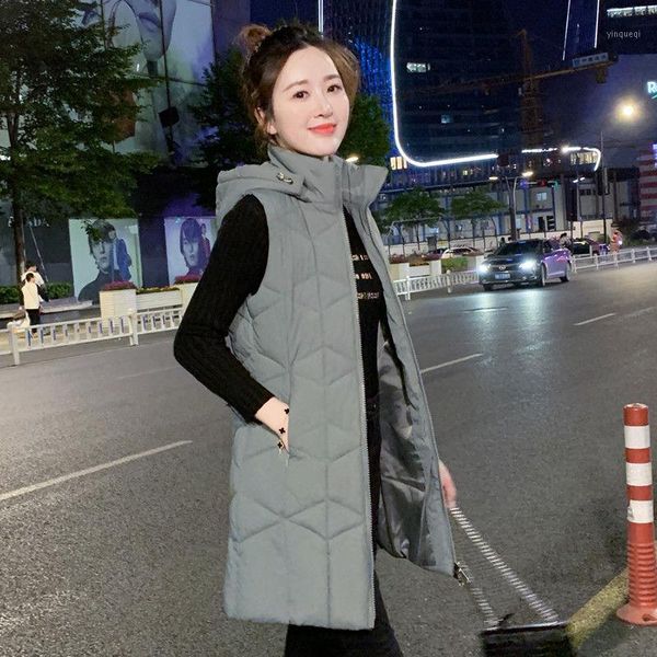 2020 new women winter autumn female sleeveless hooded warm long vest casual solid plus size 4xl streetwear waistcoat a2281, Black;white
2020 new women winter autumn female sleeveless hooded warm long vest casual solid plus size 4xl streetwear waistcoat a2281, Black;white