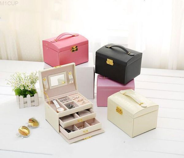 three layers two drawers boxes pu leather display storage case necklace earrings ring jewelry holder gift box dhb2832
three layers two drawers boxes pu leather display storage case necklace earrings ring jewelry holder gift box dhb2832