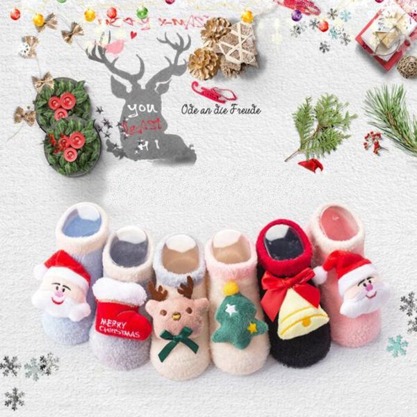 baby christmas socks girl anti-slip wool floor socks baby step socks winter warm footwear kids newborn supplies christmas toys y201009, Pink;yellow 
baby christmas socks girl anti-slip wool floor socks baby step socks winter warm footwear kids newborn supplies christmas toys y201009, Pink;yellow