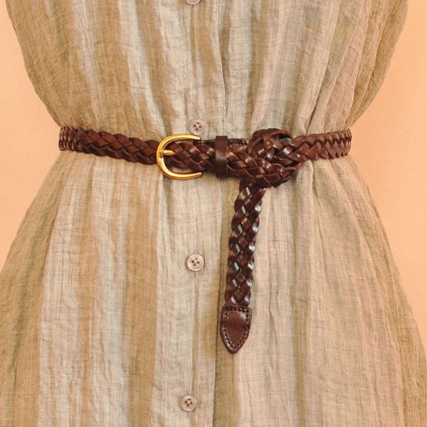 twist women's fine decoration hand woven simple versatile fashion with skirt dress belt leather, Black;brown
twist women's fine decoration hand woven simple versatile fashion with skirt dress belt leather, Black;brown