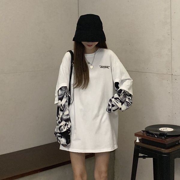 d7qb6 with t-shirt new korean fake two piece sleeve casual missing stitching long coat enjuna1952 loose t-shirt asqwh, White
d7qb6 with t-shirt new korean fake two piece sleeve casual missing stitching long coat enjuna1952 loose t-shirt asqwh, White
