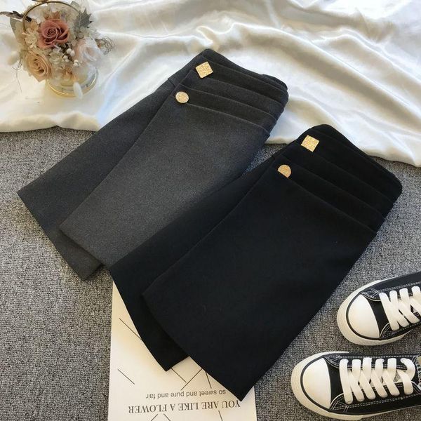 high waist a- line heavy work button irregular skirt female 2020 autumn winter new mini skirts women bag hip one step skirt1, Black 
high waist a- line heavy work button irregular skirt female 2020 autumn winter new mini skirts women bag hip one step skirt1, Black