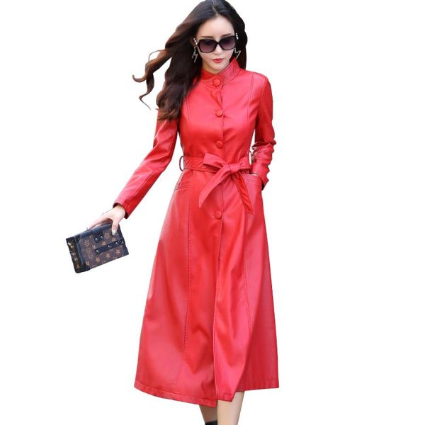 2021 women leather jacket slim x-long trench coats female black winter jackets plus size outerwear parka qh0574
2021 women leather jacket slim x-long trench coats female black winter jackets plus size outerwear parka qh0574