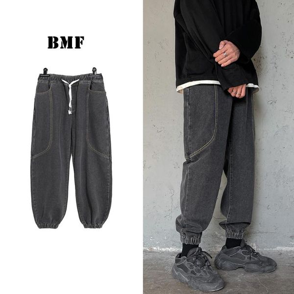 men's jeans 2021 korean hip hop plus size men clothing kpop oversized couple casual denim trousers streetwear fashion joggers male, Blue
men's jeans 2021 korean hip hop plus size men clothing kpop oversized couple casual denim trousers streetwear fashion joggers male, Blue
