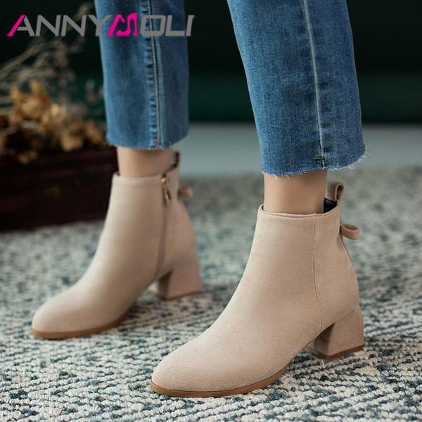 boots annymoli ankle high heel woman zip chunky shoes bow round toe ladies short autumn beige black big size 46
boots annymoli ankle high heel woman zip chunky shoes bow round toe ladies short autumn beige black big size 46