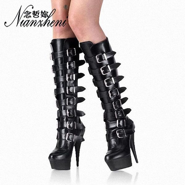 new buckle black knee-high boots women 15cm super high-heeled star fashion stage boots female red/white props shoes buckle strap1
new buckle black knee-high boots women 15cm super high-heeled star fashion stage boots female red/white props shoes buckle strap1