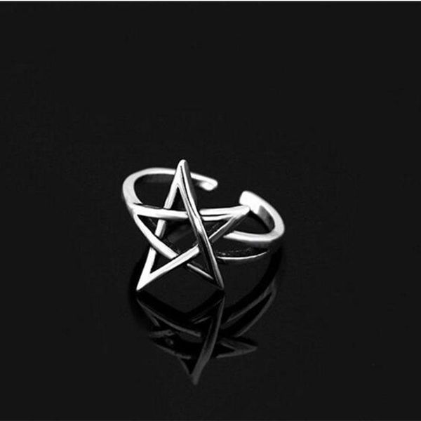 cluster rings retro thai silver color pentagram star adjustable ring for women fashion jewelry party gift s-r284, Golden;silver
cluster rings retro thai silver color pentagram star adjustable ring for women fashion jewelry party gift s-r284, Golden;silver