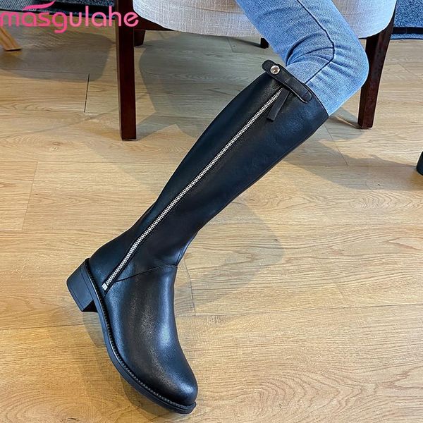 boots masgulahe 2021 arrival women low heel round toe comfortable knee high black genuine leather winter
boots masgulahe 2021 arrival women low heel round toe comfortable knee high black genuine leather winter