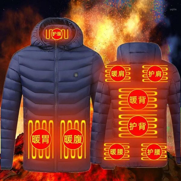 outdoor t-shirts 9 places heated vest usb electric heating jacket hooded coat thermal clothing hunting winter warm fishing skiing camp1, Gray;blue
outdoor t-shirts 9 places heated vest usb electric heating jacket hooded coat thermal clothing hunting winter warm fishing skiing camp1, Gray;blue
