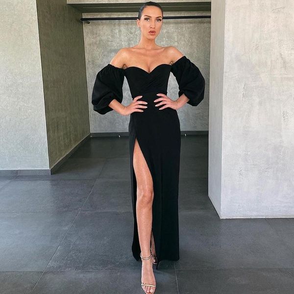 french romance strapless party night dresses women red black puff sleeve bodycon long dress club elegant midi dress femme1, Black;gray
french romance strapless party night dresses women red black puff sleeve bodycon long dress club elegant midi dress femme1, Black;gray