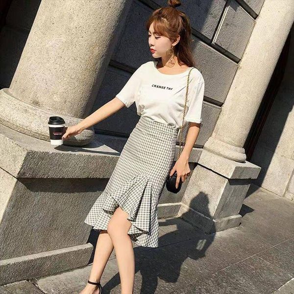 летний плед юбки женщины elegant высокой талией оборки fishtail юбка нерегулярное середина русалка юбка женский hip пакет джуп, Black
летний плед юбки женщины elegant высокой талией оборки fishtail юбка нерегулярное середина русалка юбка женский hip пакет джуп, Black