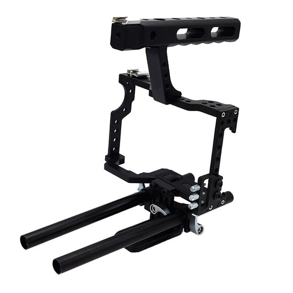 camera cage stabilizer mount kit for panasonic gh4 sony a7s a7 a7r a7rii a7sii handle rig system with rod
camera cage stabilizer mount kit for panasonic gh4 sony a7s a7 a7r a7rii a7sii handle rig system with rod