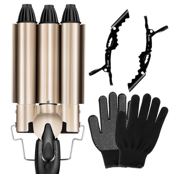professional hair tools curling alloy triple barrel hair styler waver styling tools electric curling with gloves hairpins set perfections
professional hair tools curling alloy triple barrel hair styler waver styling tools electric curling with gloves hairpins set perfections