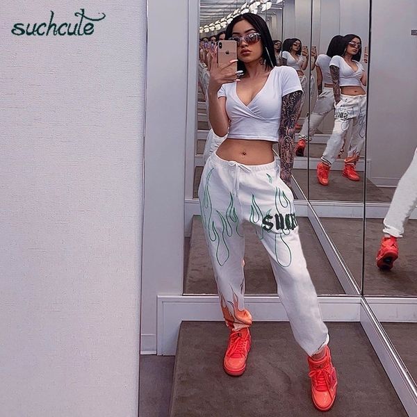 suchcute women's pants in a cargo flame print plus size breeches trouser streetwear gothic joggers punk harajuku female clothes 201031, Black;white
suchcute women's pants in a cargo flame print plus size breeches trouser streetwear gothic joggers punk harajuku female clothes 201031, Black;white
