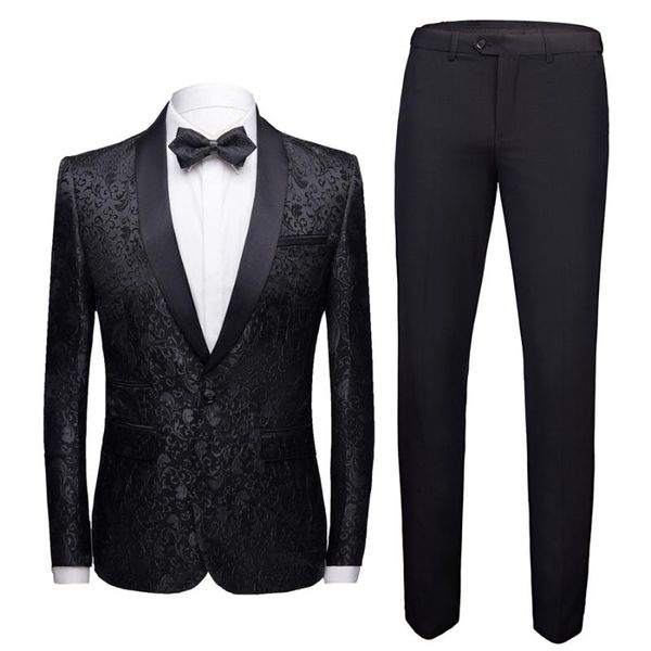 black formal suit men 2 piece set asian size 4xl business banquet men dress suit jacket and pants jacquard fabric, White;black
black formal suit men 2 piece set asian size 4xl business banquet men dress suit jacket and pants jacquard fabric, White;black