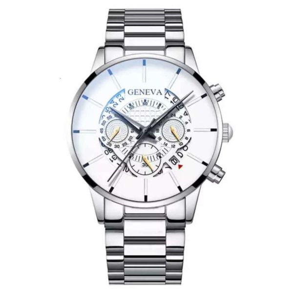fashion men's blue three light eye steel band watch popular men's watch calendar business watch 5ypc, Slivery;brown
fashion men's blue three light eye steel band watch popular men's watch calendar business watch 5ypc, Slivery;brown