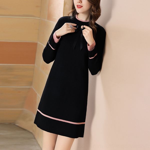 2020 new black knitted dress dresswool dresswomen's autumn and winter long sleeve long sleeve bottomed woolen dress rira9, Black;gray
2020 new black knitted dress dresswool dresswomen's autumn and winter long sleeve long sleeve bottomed woolen dress rira9, Black;gray