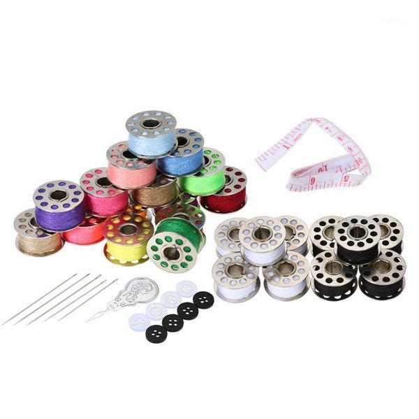15pcs mixed colors bobbins + 5pcs white bobbins + 5pcs black thread sewing accessories supplies kit1
15pcs mixed colors bobbins + 5pcs white bobbins + 5pcs black thread sewing accessories supplies kit1