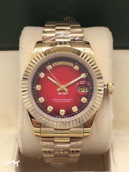men's luxury mechanical watch, calendar type of week, ricro brand, 41 mm.designer watches, mens watches.sapphire mirror, original foldi, Slivery;brown
men's luxury mechanical watch, calendar type of week, ricro brand, 41 mm.designer watches, mens watches.sapphire mirror, original foldi, Slivery;brown