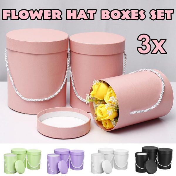 3 pcs/set round flower paper boxes with lid hug bucket florist gift packaging box home wedding decorations flower bouquet holder
3 pcs/set round flower paper boxes with lid hug bucket florist gift packaging box home wedding decorations flower bouquet holder