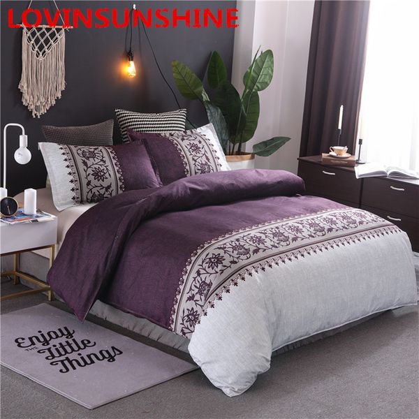 lovinsunshine bedding set king size queen duvet cover set purple comforter set king sd01#
lovinsunshine bedding set king size queen duvet cover set purple comforter set king sd01#