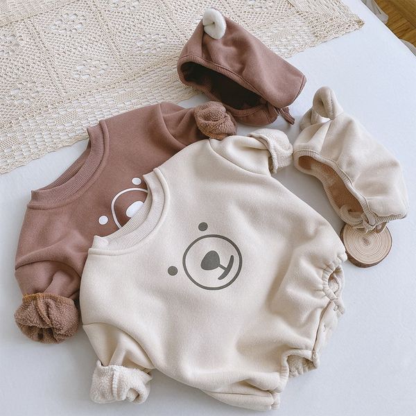 wholesale 2021 new spring korean style baby girl bodysuit cute bear sweatershit with headband jumpsuit kids clothes e083, Blue
wholesale 2021 new spring korean style baby girl bodysuit cute bear sweatershit with headband jumpsuit kids clothes e083, Blue