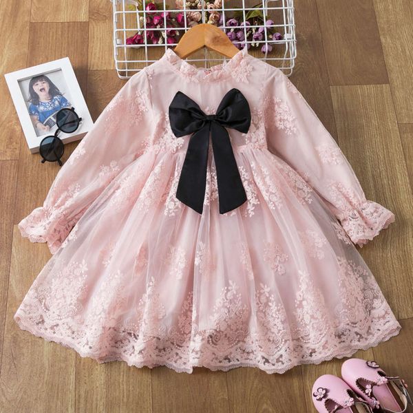 girls' skirt lace flared sve princs drs autumn 2020 new children's wear, Red;yellow
girls' skirt lace flared sve princs drs autumn 2020 new children's wear, Red;yellow