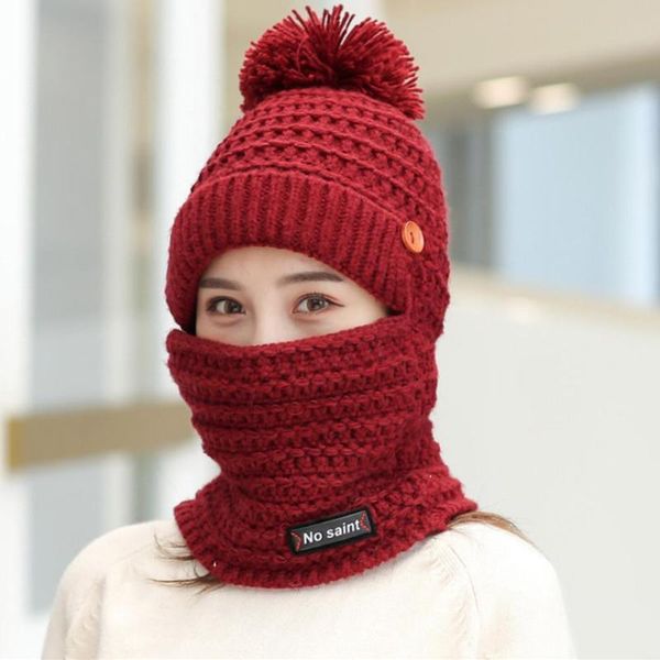 beanie/skull caps plush knitted bib one-piece hat women warm beanies girls hats for fur skullies cap mask pompom k0c3, Blue;gray
beanie/skull caps plush knitted bib one-piece hat women warm beanies girls hats for fur skullies cap mask pompom k0c3, Blue;gray