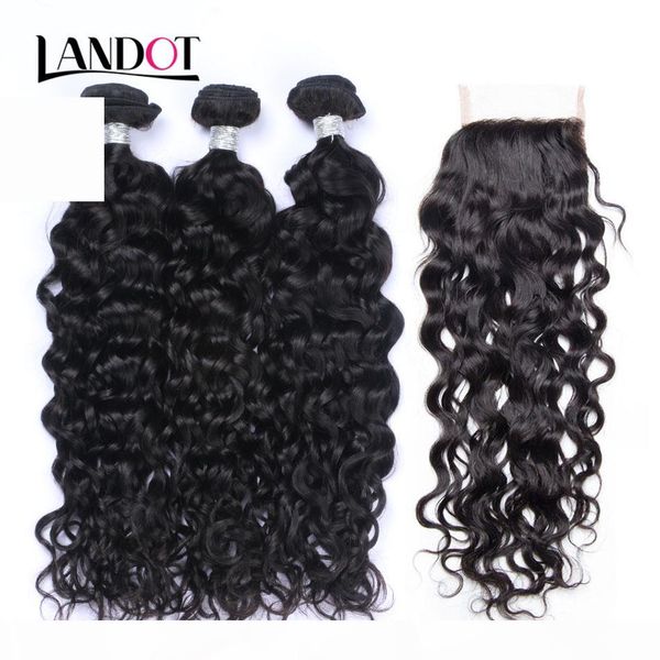 8a brazilian virgin human hair weaves bundles with lace closures peruvian indian malaysian cambodian water wave wet and wavy natural hair, Black
8a brazilian virgin human hair weaves bundles with lace closures peruvian indian malaysian cambodian water wave wet and wavy natural hair, Black