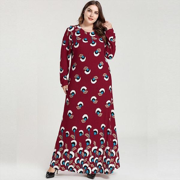 plus size dress women spring summer long sleeve floral print casual dress long ladies tunic loose oversized maxi dresses, Black;gray
plus size dress women spring summer long sleeve floral print casual dress long ladies tunic loose oversized maxi dresses, Black;gray