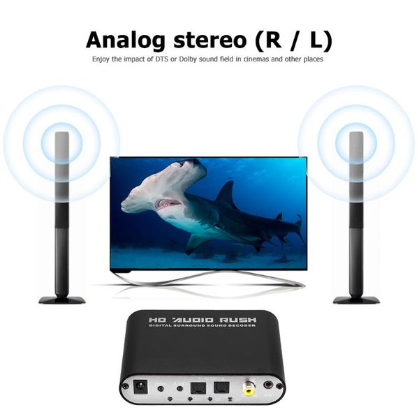 sound cards digital audio decoder 5.1 channel optical spdif/coaxial dolby ac3/dts converter home hd set box computer external accessory
sound cards digital audio decoder 5.1 channel optical spdif/coaxial dolby ac3/dts converter home hd set box computer external accessory