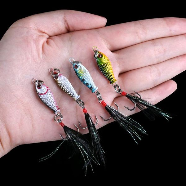qxo 4pcs/lot fishing lures small jig tinsel metal minnow goods for fishing noeby winter swimbait hard sea river whopper plopper bbyzkp
qxo 4pcs/lot fishing lures small jig tinsel metal minnow goods for fishing noeby winter swimbait hard sea river whopper plopper bbyzkp