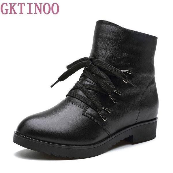 gktinoo fashions snow boots women's shoes warm ladies female plush winter fur rubber genuine leather lace up flats round toe, Black
gktinoo fashions snow boots women's shoes warm ladies female plush winter fur rubber genuine leather lace up flats round toe, Black