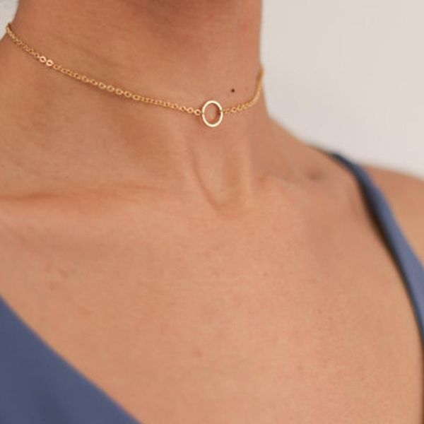 chains gold/silver color necklace karma round circle pendant for women fashion clavicle chain statement
chains gold/silver color necklace karma round circle pendant for women fashion clavicle chain statement