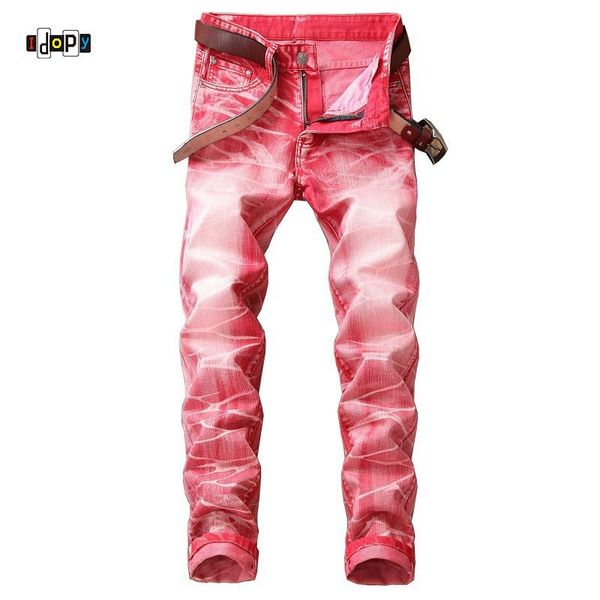 idopy swag mens designer brand hip hop jeans skinny stretch plus size washed high street washed slim fit hop pants for men, Blue
idopy swag mens designer brand hip hop jeans skinny stretch plus size washed high street washed slim fit hop pants for men, Blue