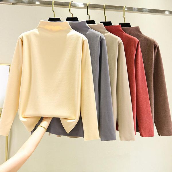 women half turtleneck warm blouse solid long sleeve slim casual female blouses 2020 new autumn winter ladies korean fashion, White
women half turtleneck warm blouse solid long sleeve slim casual female blouses 2020 new autumn winter ladies korean fashion, White