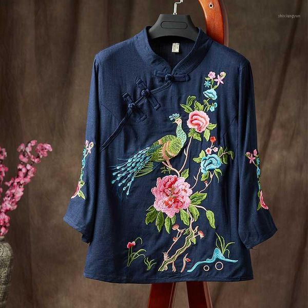 ladies chinese hanfu embroidery vintage shirt ethnic literary stand collar cotton linen chinese style clothing women ta13841, Red
ladies chinese hanfu embroidery vintage shirt ethnic literary stand collar cotton linen chinese style clothing women ta13841, Red