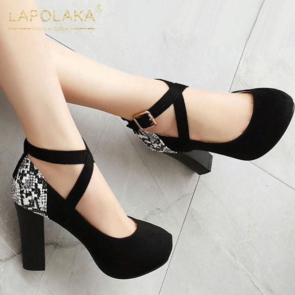 dress shoes arrivals large sizes 46 high heels platform classic elegant party office lady cross-strap pumps women1, Black
dress shoes arrivals large sizes 46 high heels platform classic elegant party office lady cross-strap pumps women1, Black