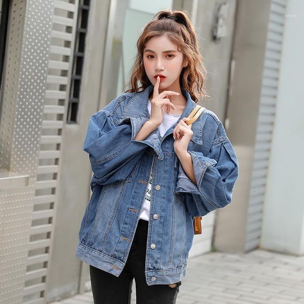 2020 basic jacket female spring autumn jeans denim jacket for women long sleeve loose jean jackets pleated waist college outwear1, Black;brown
2020 basic jacket female spring autumn jeans denim jacket for women long sleeve loose jean jackets pleated waist college outwear1, Black;brown