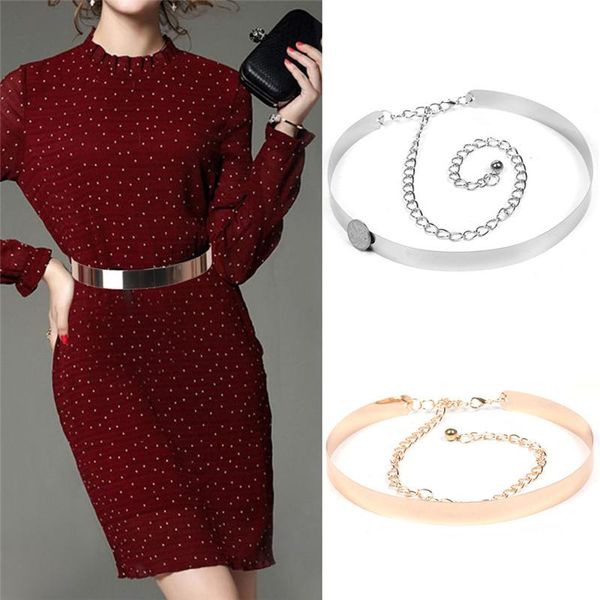 1pcs 100cm - 135cm women belts waistbands punk full metal mirror waist belt metallic gold plate wide cummerbunds with chains, Black;brown
1pcs 100cm - 135cm women belts waistbands punk full metal mirror waist belt metallic gold plate wide cummerbunds with chains, Black;brown