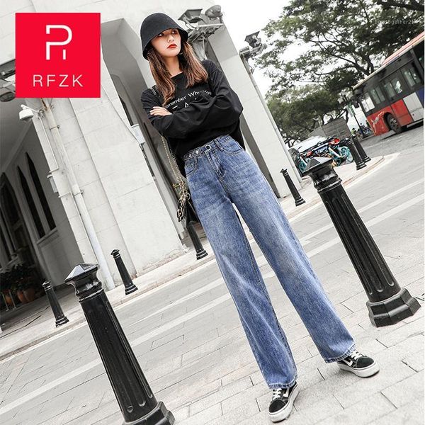 women's jeans rfzk 2021 summer casual woman long trousers cowboy female loose streetwear high waist wide leg pants length straight1, Blue
women's jeans rfzk 2021 summer casual woman long trousers cowboy female loose streetwear high waist wide leg pants length straight1, Blue